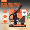 image:imageVEVOR Button Maker Machine 225 inch58mm Pin Maker with 100pcs Button Parts Button Maker with Panda Magic Book Ergonomic Arc Handle Punch Press Kit for Children DIY Gifts and Christmas1  100 pcs