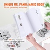 image:imageVEVOR Button Maker Machine 225 inch58mm Pin Maker with 100pcs Button Parts Button Maker with Panda Magic Book Ergonomic Arc Handle Punch Press Kit for Children DIY Gifts and Christmas225  100 pcs