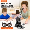 image:imageVEVOR Button Maker Machine 75 mm 3 inch Badge Punch Press Kit Children DIY Gifts Pin Maker Button Making Supplies with 100pcs Button Parts amp Circle Cutter amp Magic Book125225 Inch