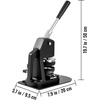 image:imageVEVOR Button Maker Machine 75 mm 3 inch Badge Punch Press Kit Children DIY Gifts Pin Maker Button Making Supplies with 100pcs Button Parts amp Circle Cutter amp Magic Book125225 Inch