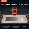 image:imageVEVOR CNC Router Machine 300W 3 Axis GRBL Control Wood Engraving Carving Milling Machine Kit 400 x 400 x 75 mm  157 x 157 x 295 in Working Area 1200 RPM for Wood Acrylic MDF PVC Plastic Foam300W