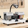 image:imageVEVOR Cabbing Machine 8 34 HP 1800 RPM Efficient Lapidary Rock Grinder Polisher with Diamond and Resin Wheels LED Lamp Water System Lapidary Equipment for Gemstone Grinding Stone Polishing8 inch