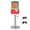 image:imageVEVOR Candy Vending Machine Triple Compartment Candy Vending Machine with Stand Gumball amp Candies Vendings Machines with Builtin Cash Box Detachable Vintage Candies Dispenser for Shops ArcadesRed
