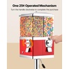 image:imageVEVOR Candy Vending Machine Triple Compartment Candy Vending Machine with Stand Gumball amp Candies Vendings Machines with Builtin Cash Box Detachable Vintage Candies Dispenser for Shops ArcadesRed