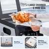 image:imageVEVOR Chamber Vacuum Sealer 260W Sealing Power Vacuum Packing Machine for Wet Foods Meats Marinades and More Compact Size with 102 in Sealing Length Applied in Home Kitchen  Stainless Steel Machine for Wet Foods Meats Marinades amp More Compact Size with 102 Seal Length Applied in Home KitchenBlack