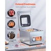 image:imageVEVOR Chamber Vacuum Sealer 260W Sealing Power Vacuum Packing Machine for Wet Foods Meats Marinades and More Compact Size with 102 in Sealing Length Applied in Home Kitchen  Stainless Steel Machine for Wet Foods Meats Marinades amp More Compact Size with 102 Seal Length Applied in Home Kitchensilver