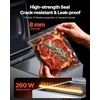 image:imageVEVOR Chamber Vacuum Sealer 260W Sealing Power Vacuum Packing Machine for Wet Foods Meats Marinades and More Compact Size with 102 in Sealing Length Applied in Home Kitchen  Stainless Steel Machine for Wet Foods Meats Marinades amp More Compact Size with 102 Seal Length Applied in Home Kitchensilver