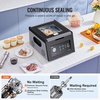 image:imageVEVOR Chamber Vacuum Sealer 260W Sealing Power Vacuum Packing Machine for Wet Foods Meats Marinades and More Compact Size with 102 in Sealing Length Applied in Home Kitchen  Stainless Steel Machine for Wet Foods Meats Marinades amp More Compact Size with 102 Seal Length Applied in Home KitchenBlack