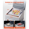 image:imageVEVOR Chamber Vacuum Sealer 260W Sealing Power Vacuum Packing Machine for Wet Foods Meats Marinades and More Compact Size with 102 in Sealing Length Applied in Home Kitchen  Stainless Steel Machine for Wet Foods Meats Marinades amp More Compact Size with 102 Seal Length Applied in Home Kitchensilver