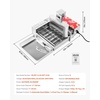 image:imageVEVOR Commercial Automatic Donuts Machine 4 Rows Donuts Making Equipment 240 pcshour Electric High Power Doughnut Maker Stainless Steel Frying Auto Fryer with Intelligent ControlSilver