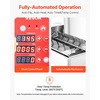image:imageVEVOR Commercial Automatic Donuts Machine 4 Rows Donuts Making Equipment 240 pcshour Electric High Power Doughnut Maker Stainless Steel Frying Auto Fryer with Intelligent ControlSilver