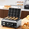 image:imageVEVOR Commercial Automatic Donuts Machine Single Row Donuts Making Equipment Stainless Steel Frying Auto Fryer with 3 Size Molds Auto CountingSliver