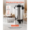 image:imageVEVOR Commercial Coffee Urn 40 Cup 203oz Hot Beverage Dispenser with Dripless Faucet 1090W QuickBrewing Coffee Maker Automatic Temperature Control for Catering Party Church amp Restaurant40 Cups