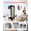 image:imageVEVOR Commercial Coffee Urn 40 Cup 203oz Hot Beverage Dispenser with Dripless Faucet 1090W QuickBrewing Coffee Maker Automatic Temperature Control for Catering Party Church amp Restaurant40 Cups
