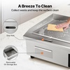 image:imageVEVOR Commercial Electric Griddle 1772 x 1181 inch 1750W 122570F Adjustable Temp Control Stainless Steel Countertop Flat Top Grill with 2 Spatulas 2 Brushes and 4 Foot Pads for Steak22 inch 110V US Plug Flat
