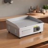 image:imageVEVOR Commercial Electric Griddle 1772 x 1181 inch 1750W 122570F Adjustable Temp Control Stainless Steel Countertop Flat Top Grill with 2 Spatulas 2 Brushes and 4 Foot Pads for Steak18