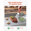 image:imageVEVOR Commercial Electric Griddle 1772 x 1181 inch 1750W 122570F Adjustable Temp Control Stainless Steel Countertop Flat Top Grill with 2 Spatulas 2 Brushes and 4 Foot Pads for Steak18