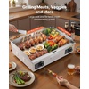 image:imageVEVOR Commercial Electric Griddle 2579 x 1575 inch 2800W 122570F Adjustable Temp Control Stainless Steel Body Full Flat with 2 Spatulas 2 Brushes and 4 Foot Pads for SteakNO PLUG