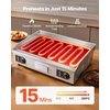 image:imageVEVOR Commercial Electric Griddle 2579 x 1575 inch 2800W 122570F Adjustable Temp Control Stainless Steel Body Full Flat with 2 Spatulas 2 Brushes and 4 Foot Pads for SteakNO PLUG