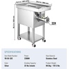 image:imageVEVOR Commercial Electric Meat Grinder 367LbMin Cabinet Meat Grinder 4000W Industrial Grinder with Blade Grinding Plate Stainless Steel Meat Mincer Machine for Kitchen Restaurant32 22 LbMin