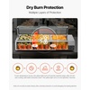 image:imageVEVOR Commercial Food Warmer 1500W Electric Stainless Steel Steam Food Warmer Fast Heating Countertop Buffet Bain Marie with Four 13 Size Food Pans for Catering Restaurants Parties amp Buffets312Pan