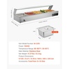 image:imageVEVOR Commercial Food Warmer 1500W Electric Stainless Steel Steam Food Warmer Fast Heating Countertop Buffet Bain Marie with Four 13 Size Food Pans for Catering Restaurants Parties amp Buffets512Pan