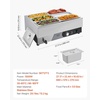 image:imageVEVOR Commercial Food Warmer 1500W Electric Stainless Steel Steam Food Warmer Fast Heating Countertop Buffet Bain Marie with Four 13 Size Food Pans for Catering Restaurants Parties amp Buffets613Pan15CM Depth