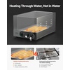 image:imageVEVOR Commercial Food Warmer 1500W Electric Stainless Steel Steam Food Warmer Fast Heating Countertop Buffet Bain Marie with Four 13 Size Food Pans for Catering Restaurants Parties amp Buffets313Pan20CM Depth