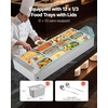image:imageVEVOR Commercial Food Warmer 1500W Electric Stainless Steel Steam Food Warmer with Glass Cover 6 x 12 Size Pans Buffet Bain Marie with Soup amp Perforated Ladles for Catering Restaurant amp Party563 x 2244 x 1516 in