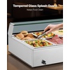 image:imageVEVOR Commercial Food Warmer 1500W Electric Stainless Steel Steam Food Warmer with Glass Cover 6 x 12 Size Pans Buffet Bain Marie with Soup amp Perforated Ladles for Catering Restaurant amp Party10x12Pan120QT