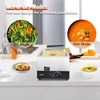 image:imageVEVOR Commercial Food Warmer 1500W Electric Stainless Steel Steam Food Warmer with Lid 4Pan Fast Heating Countertop Buffet Bain Marie with Soup amp Perforated Ladles for Catering Restaurant Party1Pan  24 Qt