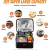 image:imageVEVOR Commercial Food Warmer 1500W Electric Stainless Steel Steam Food Warmer with Lid 4Pan Fast Heating Countertop Buffet Bain Marie with Soup amp Perforated Ladles for Catering Restaurant Party2QT