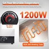 image:imageVEVOR Commercial Food Warmer 1500W Electric Stainless Steel Steam Food Warmer with Lid 4Pan Fast Heating Countertop Buffet Bain Marie with Soup amp Perforated Ladles for Catering Restaurant Party1Pan  24 Qt