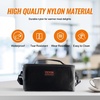 image:imageVEVOR Commercial Food Warmer 1500W Electric Stainless Steel Steam Food Warmer with Lid 4Pan Fast Heating Countertop Buffet Bain Marie with Soup amp Perforated Ladles for Catering Restaurant Party2QT