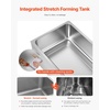 image:imageVEVOR Commercial Food Warmer 1500W Electric Stainless Steel Steam Food Warmer with Lid 4Pan Fast Heating Countertop Buffet Bain Marie with Soup amp Perforated Ladles for Catering Restaurant Party1x13Pan and 4x16Pan 24QT