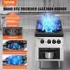 image:imageVEVOR Commercial Gas Stove with 6 Burners Propane and Natural Gas Countertop Cooking Stove Range Stainless Steel Gas Hot Plate Commercial Cooking Equipment for Restaurant 168000 BTU2 Burners