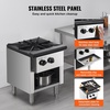 image:imageVEVOR Commercial Gas Stove with 6 Burners Propane and Natural Gas Countertop Cooking Stove Range Stainless Steel Gas Hot Plate Commercial Cooking Equipment for Restaurant 168000 BTU1 Burners