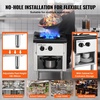 image:imageVEVOR Commercial Gas Stove with 6 Burners Propane and Natural Gas Countertop Cooking Stove Range Stainless Steel Gas Hot Plate Commercial Cooking Equipment for Restaurant 168000 BTU1 Burners