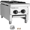 image:imageVEVOR Commercial Gas Stove with 6 Burners Propane and Natural Gas Countertop Cooking Stove Range Stainless Steel Gas Hot Plate Commercial Cooking Equipment for Restaurant 168000 BTU2 Burners