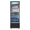image:imageVEVOR Commercial Merchandiser Refrigerator 69 CUFT Glass Door Display Refrigerator Beverage Refrigerator Cooler Merchandiser with Adjustable Shelves Soft LED Light Customizable Lightbox Black