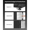 image:imageVEVOR Commercial Merchandiser Refrigerator 69 CUFT Glass Door Display Refrigerator Beverage Refrigerator Cooler Merchandiser with Adjustable Shelves Soft LED Light Customizable Lightbox Black