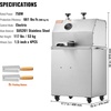 image:imageVEVOR Commercial Sugar Cane Juicer 110LBSH High Output Sugarcane Juicer Machine with 3 Stainless Steel Rollers 24 Large Inlet Manual Sugarcane Juice Extractor Squeezer for HomeCommercial Use750W 3 Rollers