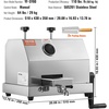 image:imageVEVOR Commercial Sugar Cane Juicer 110LBSH High Output Sugarcane Juicer Machine with 3 Stainless Steel Rollers 24 Large Inlet Manual Sugarcane Juice Extractor Squeezer for HomeCommercial Use3 Rollers Manual