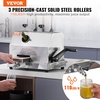 image:imageVEVOR Commercial Sugar Cane Juicer 110LBSH High Output Sugarcane Juicer Machine with 3 Stainless Steel Rollers 24 Large Inlet Manual Sugarcane Juice Extractor Squeezer for HomeCommercial Use3 Rollers Manual