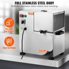 image:imageVEVOR Commercial Sugar Cane Juicer 110LBSH High Output Sugarcane Juicer Machine with 3 Stainless Steel Rollers 24 Large Inlet Manual Sugarcane Juice Extractor Squeezer for HomeCommercial Use800W 4 Rollers
