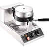 image:imageVEVOR Commercial Waffle Maker DualHead Round Waffle Baker Machine 2460W NonStick Stainless Steel Belgian Waffle Iron with Temp and Time Control Handle for Restaurant Bakery Snack Bar Family4Pcs