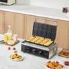image:imageVEVOR Commercial Waffle Maker DualHead Round Waffle Baker Machine 2460W NonStick Stainless Steel Belgian Waffle Iron with Temp and Time Control Handle for Restaurant Bakery Snack Bar Family10Pcs