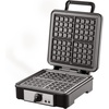 image:imageVEVOR Commercial Waffle Maker DualHead Round Waffle Baker Machine 2460W NonStick Stainless Steel Belgian Waffle Iron with Temp and Time Control Handle for Restaurant Bakery Snack Bar Family4Pcs Large