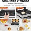 image:imageVEVOR Commercial Waffle Maker DualHead Round Waffle Baker Machine 2460W NonStick Stainless Steel Belgian Waffle Iron with Temp and Time Control Handle for Restaurant Bakery Snack Bar Family41Pcs