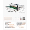image:imageVEVOR Continuous Bag Band Sealing Machine 024047 in612 mm Seal Width Horizontal Band Sealer Machine with Digital Temperature Control Carbon Steel Bag Sealer for 00208 mm Plastic Bags FilmsInflation Function